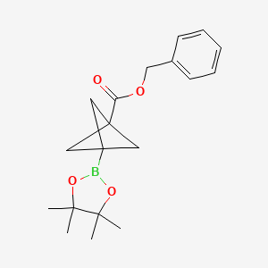 Benzyl 3-(4,4,5,5-tetramethyl-1,3,2-dioxaborolan-2-yl)bicyclo[1.1.1]pentane-1-carboxylate