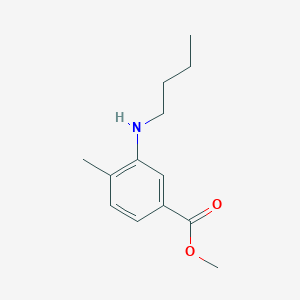 molecular formula C13H19NO2 B14905081 Methyl 3-(butylamino)-4-methylbenzoate 