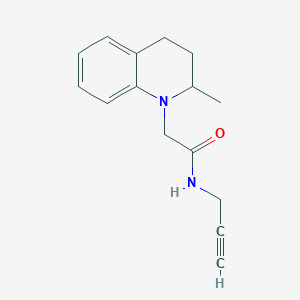 2-(2-Methyl-3,4-dihydroquinolin-1(2h)-yl)-N-(prop-2-yn-1-yl)acetamide