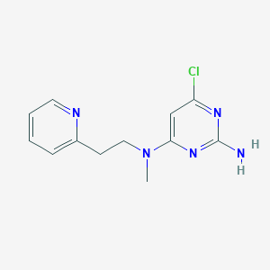 6-Chloro-n4-methyl-n4-(2-(pyridin-2-yl)ethyl)pyrimidine-2,4-diamine