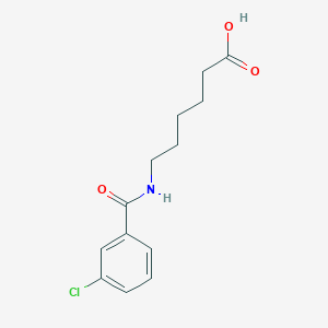 6-{[(3-Chlorophenyl)carbonyl]amino}hexanoic acid