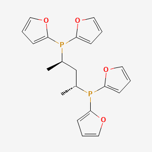 (2R,4R)-Pentane-2,4-diylbis(di(furan-2-yl)phosphine)