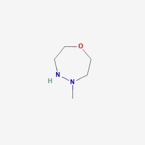 molecular formula C5H12N2O B14905102 4-Methyl-1,4,5-oxadiazepane 