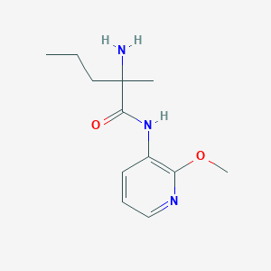 2-amino-N-(2-methoxypyridin-3-yl)-2-methylpentanamide