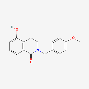 5-Hydroxy-2-[(4-methoxyphenyl)methyl]-3,4-dihydroisoquinolin-1-one