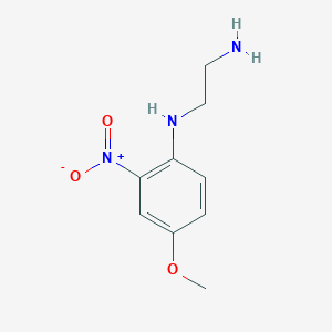 N-(4-methoxy-2-nitrophenyl)ethane-1,2-diamine