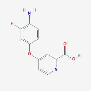 4-(4-Amino-3-fluorophenoxy)picolinic acid