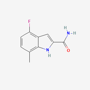 4-Fluoro-7-methyl-1H-indole-2-carboxamide