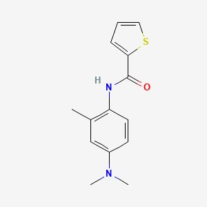 molecular formula C14H16N2OS B14905183 n-(4-(Dimethylamino)-2-methylphenyl)thiophene-2-carboxamide 