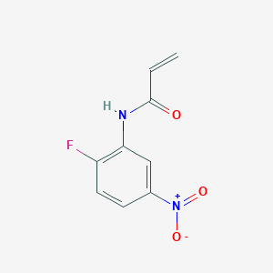 N-(2-fluoro-5-nitrophenyl)acrylamide