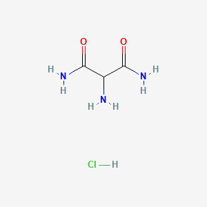 molecular formula C3H8ClN3O2 B14905195 2-Aminomalonamide hydrochloride 