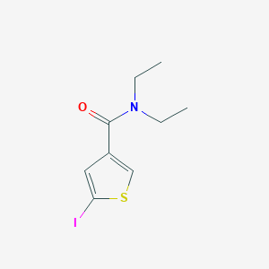 N,N-diethyl-5-iodothiophene-3-carboxamide