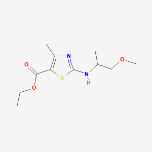 Ethyl 2-((1-methoxypropan-2-yl)amino)-4-methylthiazole-5-carboxylate