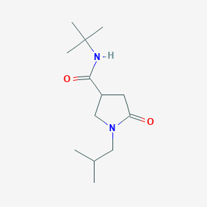 n-(Tert-butyl)-1-isobutyl-5-oxopyrrolidine-3-carboxamide