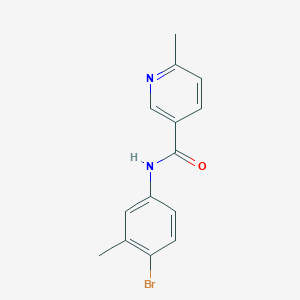 n-(4-Bromo-3-methylphenyl)-6-methylnicotinamide