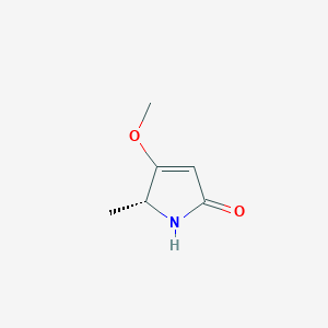 molecular formula C6H9NO2 B14905221 (R)-4-Methoxy-5-methyl-1H-pyrrol-2(5H)-one 