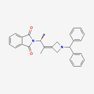 (R)-2-(3-(1-Benzhydrylazetidin-3-ylidene)butan-2-yl)isoindoline-1,3-dione