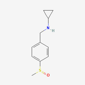 n-(4-(Methylsulfinyl)benzyl)cyclopropanamine