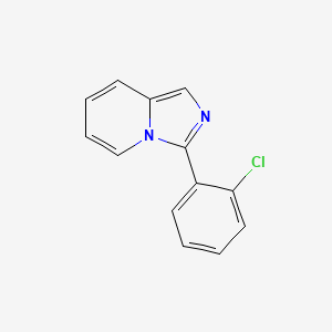 molecular formula C13H9ClN2 B14905244 3-(2-Chlorophenyl)imidazo[1,5-a]pyridine 