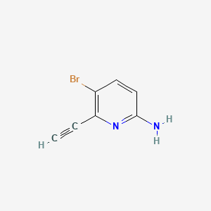 5-Bromo-6-ethynylpyridin-2-amine