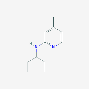 molecular formula C11H18N2 B14905267 4-Methyl-N-(pentan-3-yl)pyridin-2-amine 