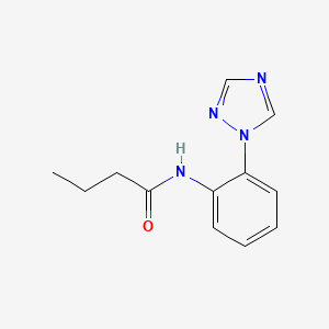 n-(2-(1h-1,2,4-Triazol-1-yl)phenyl)butyramide