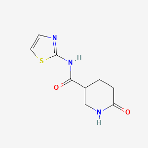 molecular formula C9H11N3O2S B14905278 6-Oxo-N-(thiazol-2-yl)piperidine-3-carboxamide 