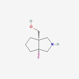 rel-((3aS,6aR)-6a-Fluorooctahydrocyclopenta[c]pyrrol-3a-yl)methanol