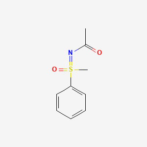 N-(Methyl(oxo)(phenyl)-l6-sulfanylidene)acetamide