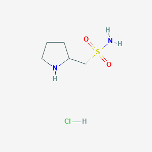 1-Pyrrolidin-2-ylmethanesulfonamide hydrochloride