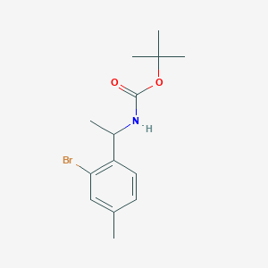 [1-(2-Bromo-4-methylphenyl)-ethyl]-carbamic acid tert-butyl ester