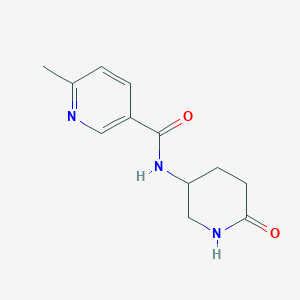 molecular formula C12H15N3O2 B14905356 6-Methyl-N-(6-oxopiperidin-3-yl)nicotinamide 