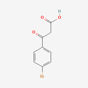 molecular formula C9H7BrO3 B14905365 3-(4-Bromophenyl)-3-oxopropanoic acid 