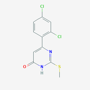 6-(2,4-dichlorophenyl)-2-(methylthio)pyrimidin-4(3H)-one