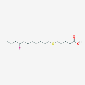 molecular formula C16H31FO2S B149054 14-Fluoro-6-thiaheptadecanoic acid CAS No. 137564-72-8