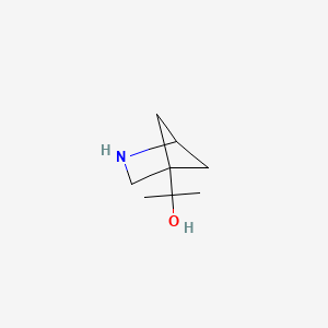 molecular formula C8H15NO B14905406 2-(2-Azabicyclo[2.1.1]hexan-4-yl)propan-2-ol 