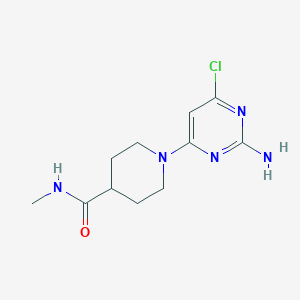 1-(2-amino-6-chloropyrimidin-4-yl)-N-methylpiperidine-4-carboxamide