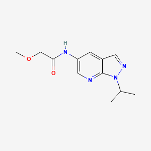 n-(1-Isopropyl-1h-pyrazolo[3,4-b]pyridin-5-yl)-2-methoxyacetamide