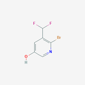 6-Bromo-5-(difluoromethyl)pyridin-3-ol