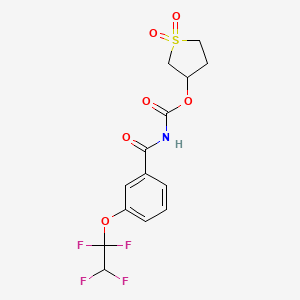 1,1-Dioxidotetrahydrothien-3-yl 3-(1,1,2,2-tetrafluoroethoxy)benzoylcarbamate