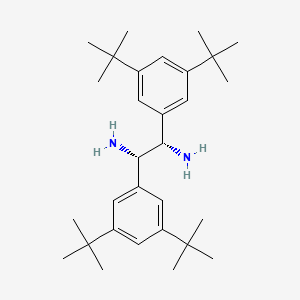 molecular formula C30H48N2 B14905491 (1S,2S)-1,2-bis(3,5-di-tert-butylphenyl)ethane-1,2-diamine 