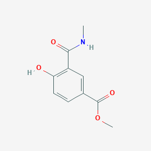 molecular formula C10H11NO4 B14905493 Methyl 4-hydroxy-3-(methylcarbamoyl)benzoate 