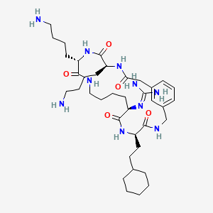 molecular formula C38H64N10O5 B14905497 NS2B/NS3-IN-7 