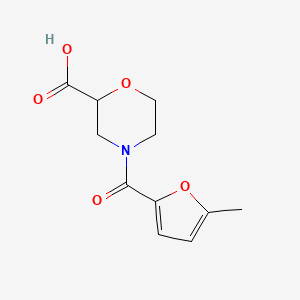 4-(5-Methylfuran-2-carbonyl)morpholine-2-carboxylic acid