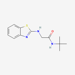 molecular formula C13H17N3OS B14905527 2-(Benzo[d]thiazol-2-ylamino)-N-(tert-butyl)acetamide 