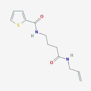 molecular formula C12H16N2O2S B14905533 n-(4-(Allylamino)-4-oxobutyl)thiophene-2-carboxamide 