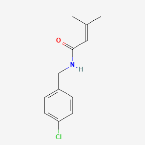 n-(4-Chlorobenzyl)-3-methylbut-2-enamide