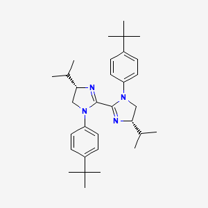 (4S,4'S)-1,1'-Bis(4-(tert-butyl)phenyl)-4,4'-diisopropyl-4,4',5,5'-tetrahydro-1H,1'H-2,2'-biimidazole