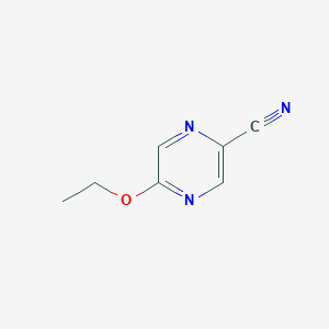 molecular formula C7H7N3O B1490560 5-Ethoxypyrazine-2-carbonitrile CAS No. 1342594-75-5