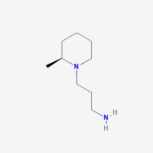 (S)-3-(2-Methylpiperidin-1-yl)propan-1-amine